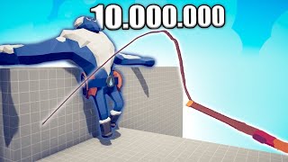 10.000.000 DAMAGE WHIP vs UNITS  TABS | Totally Accurate Battle Simulator 2024