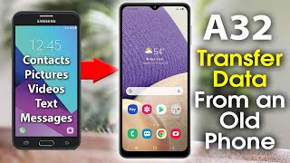 Samsung Galaxy A32 How to Transfer Your Data from an Old Phone | Galaxy A32 transfer | H2TechVideos