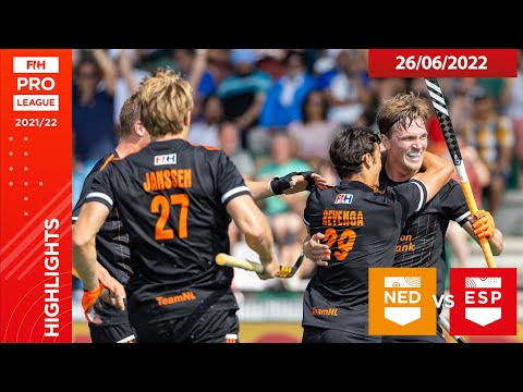 FIH Hockey Pro League Season 3: Netherlands vs Spain (Men), Game 2 Highlights