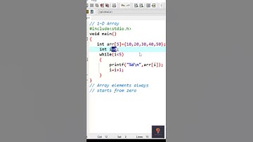 how to use array in C language | Array in C Language