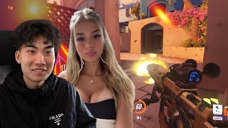 Ricegum plays Overwatch with new Girl
