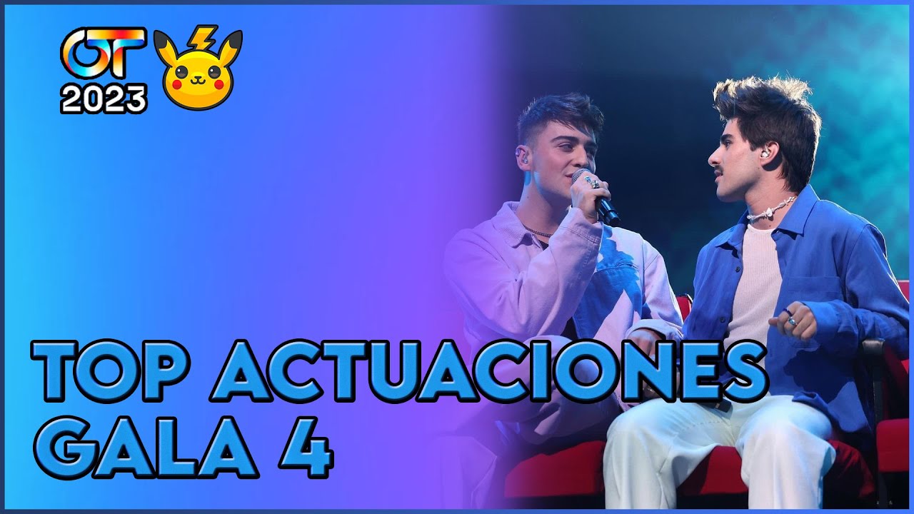 OT 2023 | MI TOP/RANKING 9 ACTUACIONES DE LA GALA 4/PiKa
