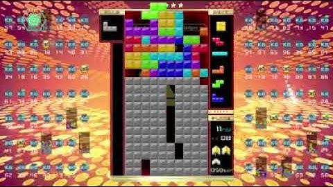 the CPUs in tetris 99 invictus mode were dying fast