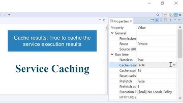 Caching a webMethods Flow Service | Enable caching for a service