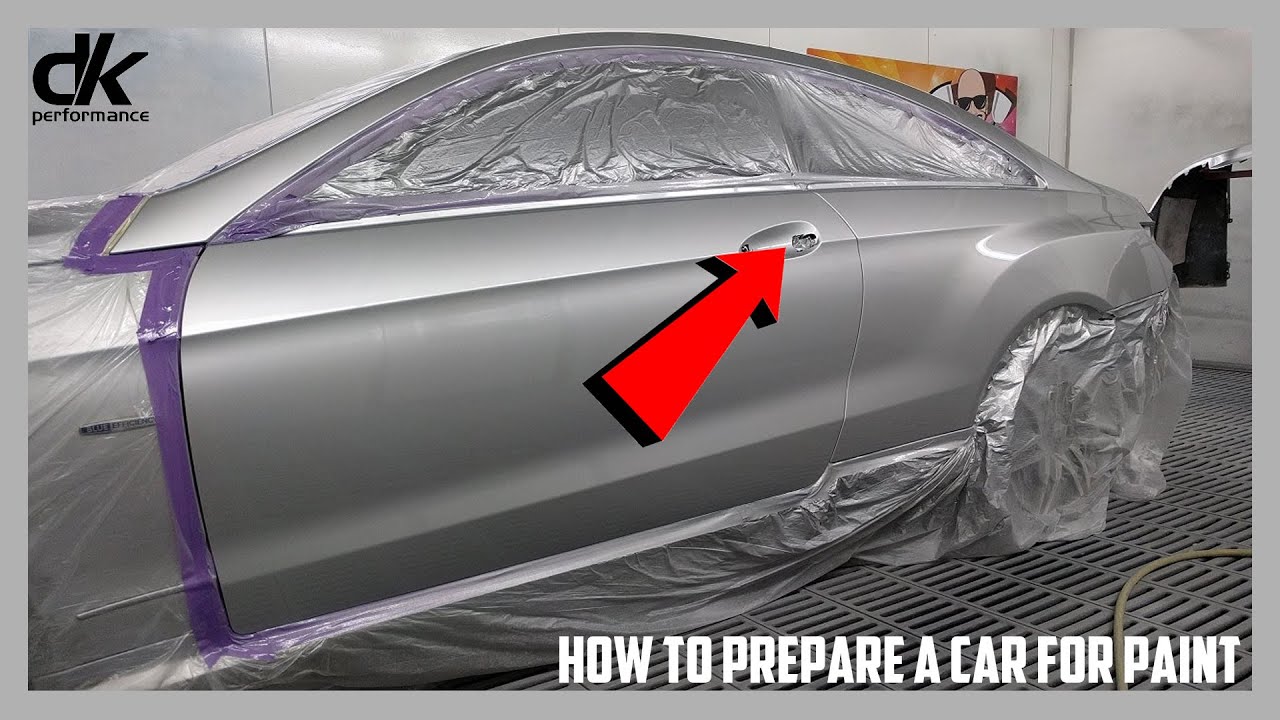 How to prepare a car for paint YouTube