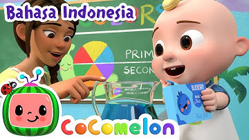 Lagu Warna Jeli 😄 | CoComelon Bahasa Indonesia - Lagu Anak Anak | Nursery Rhymes