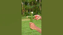 DIY Bamboo Slingshots with Clour balloone #Bamboo #Diy #Slingshots