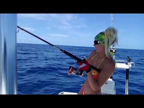 Bikini Girl - flathead fishing - offshore