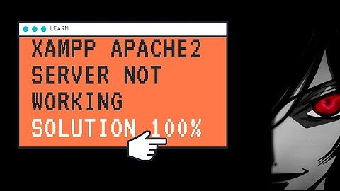 Xampp Apache2 Server is Not Running Fixing | Linux