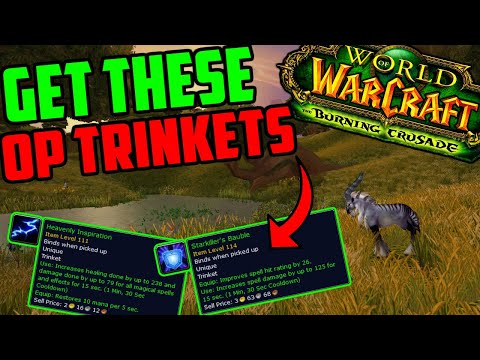 Trinkets To Get While Leveling in TBC Classic - Pre Bis Trinkets & BIG Upgrades!