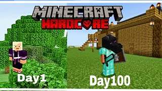 Minecraft 100 days in Hardcore