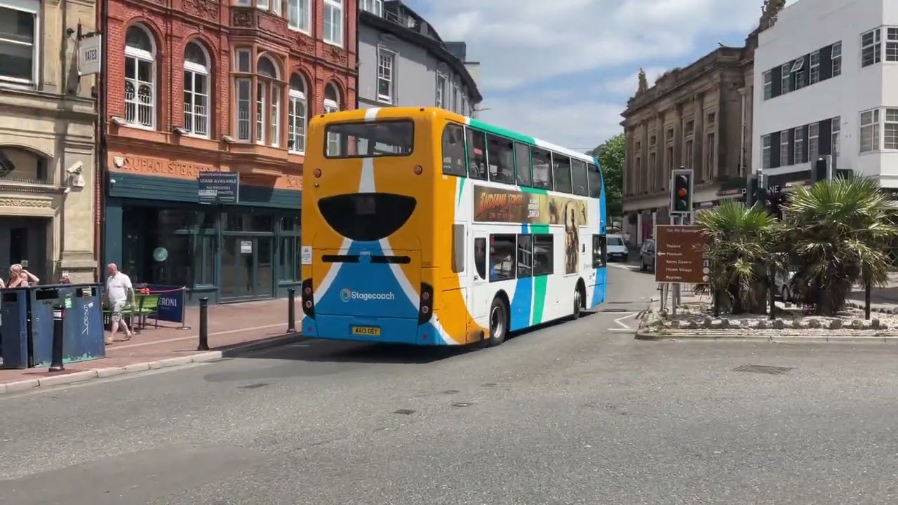 Buses at Torquay Strand.