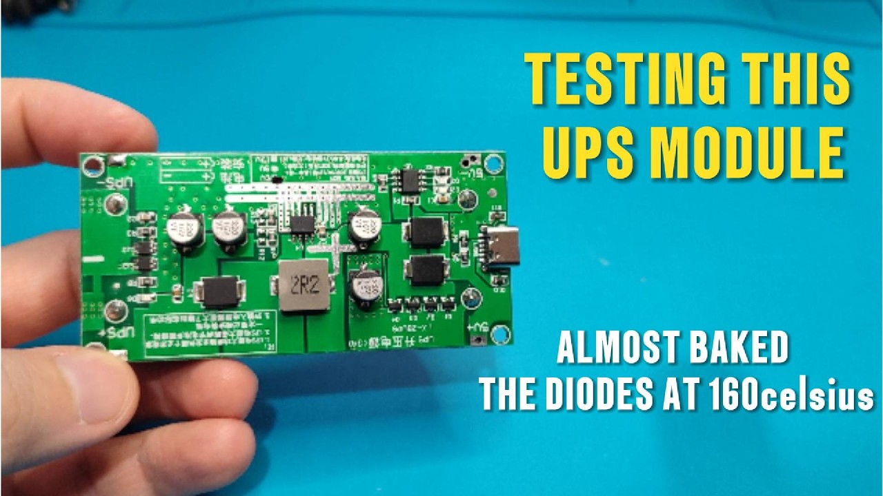 Testing a 15w UPS Module From Aliexpress