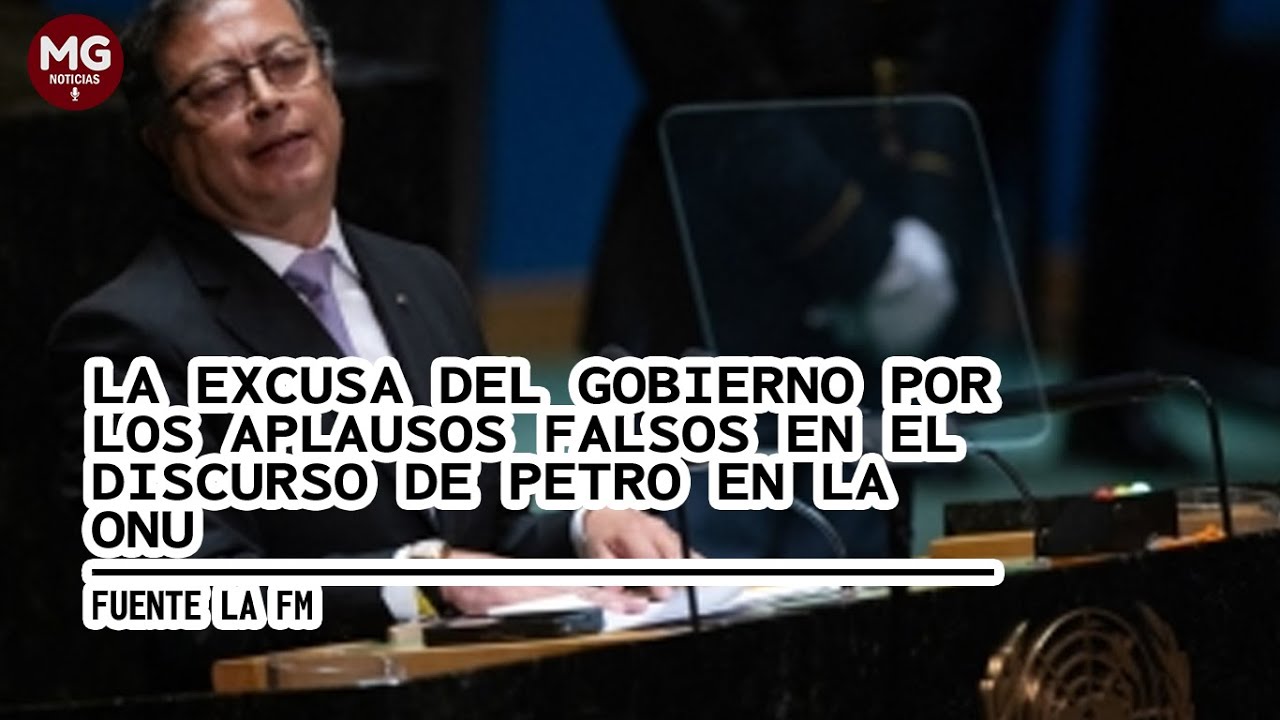 👎 LA EXCUSA DEL GOBIERNO POR LOS APLAUSOS FALSOS EN DISCURSO DE PETRO ...