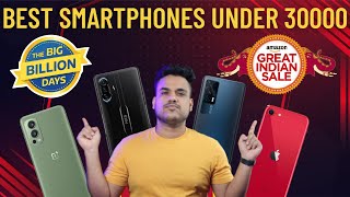 5 BEST SMARTPHONE DEALS UNDER 30000 | FLIPKART BIG BILLION DAYS | AMAZON GREAT INDIAN FESTIVAL SALE