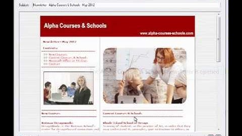 Learn MultiMailer: Example newsletters