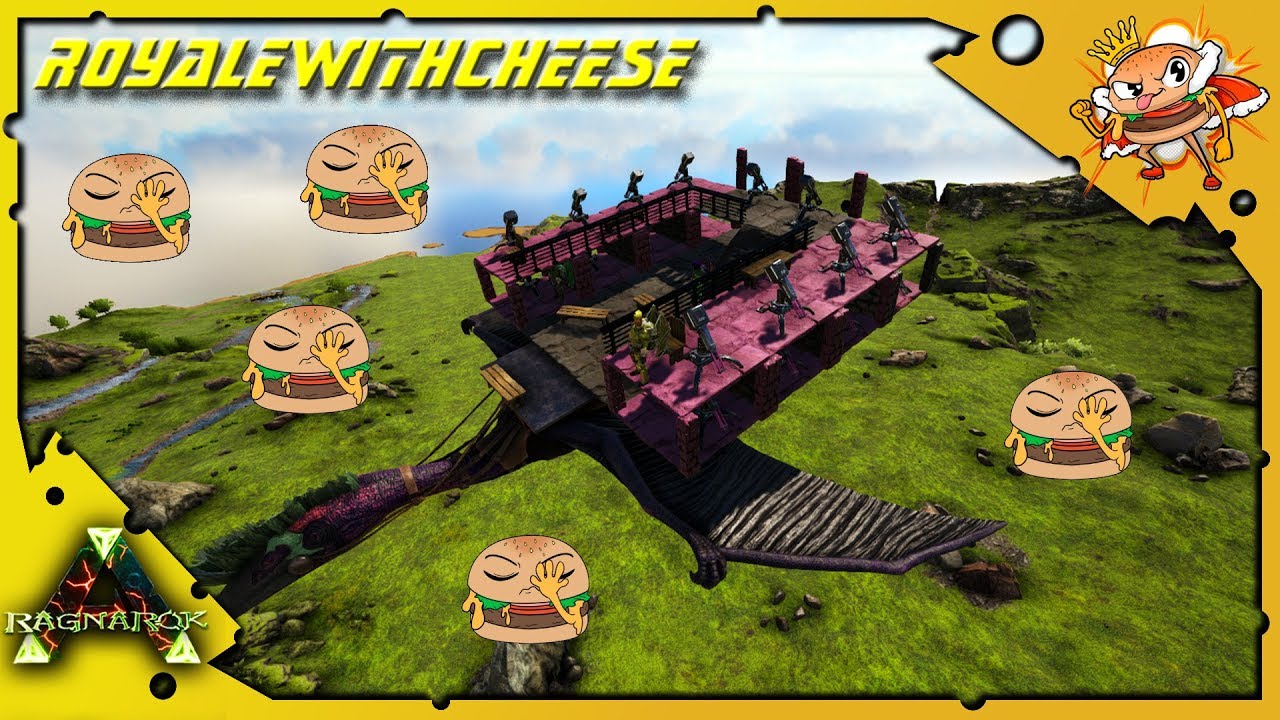 The Most Amazing Quetzal Platform Tranq Turret Fail Deal - ARK: RAGNAROK [DLC GAMEPLAY E78]