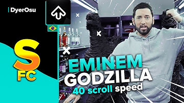 [Osu!Mania] - Eminem Godzilla (40 scroll speed??? FC)
