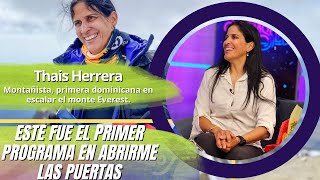 Thais Herrera llega a RD tras subir el Everest; y agradece el apoyo de Esta Noche Mariasela