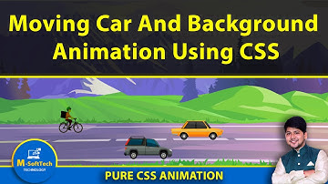 Learn CSS Animation | How To Make Website With Animation | Moving Car Using CSS Animation