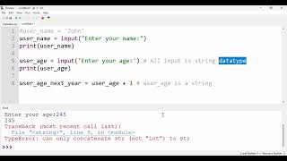 Assigning values to variables with input Update