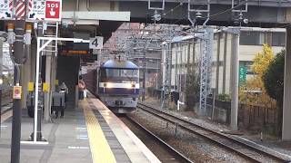 EF210-313牽引貨物列車　大久保駅通過2