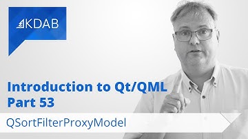 Introduction to Qt/QML (Part 53) - QSortFilterProxyModel