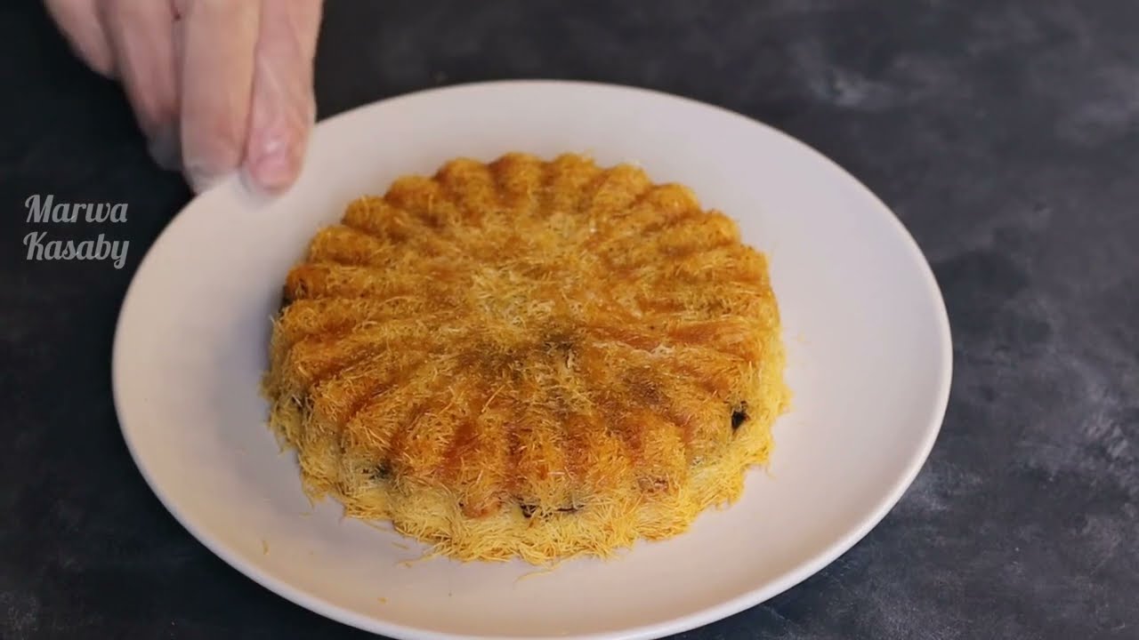 كنافة بطريقة جديدة  و بدون سكر نهائي و بمكونات كلها طبيعية  | konafa