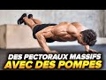 DES PECTORAUX ÉNORMES AVEC DES POMPES SEULEMENT 🔥 (séance complète)