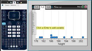 IGCSE scatter diagrams on Ti Nspire CX