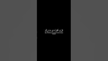 اذكر الله | سورة آل عمران الأية 28-29 القارئ ياسر الدوسري #quran #اكسبلور