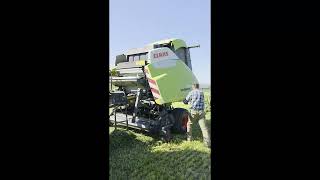 Claas Variant 485rc Ballenpresse mit Problemen 