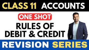 Rules of Debit & Credit - Full Recap | ONE SHOT | Class 11 Revision Series | CA Parag Gupta