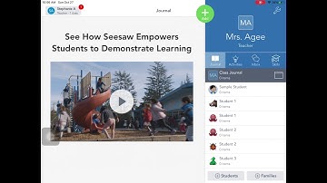 Creating Your Class in Seesaw