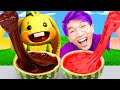 BEST CHALLENGE VIDEOS EVER! (YELLOW vs. BLUE BUNZO BUNNY, CRAZY RIDDLES, GUESS THE EMOJI + MORE!)