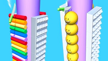 Stack Cut! Very satisfying and relaxing ASMR slicing game