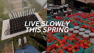 SPRING SLOW LIVING | how to live intentionally this season ๐ฑ