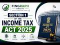 Section 1 of the brand-new Income-tax Act, 2025 in HINDI