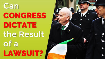 Patchak v Zinke - Can Congress Dictate the Result of a lawsuit?