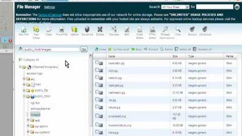 How To Transfer Files to Your HostMonster Website.