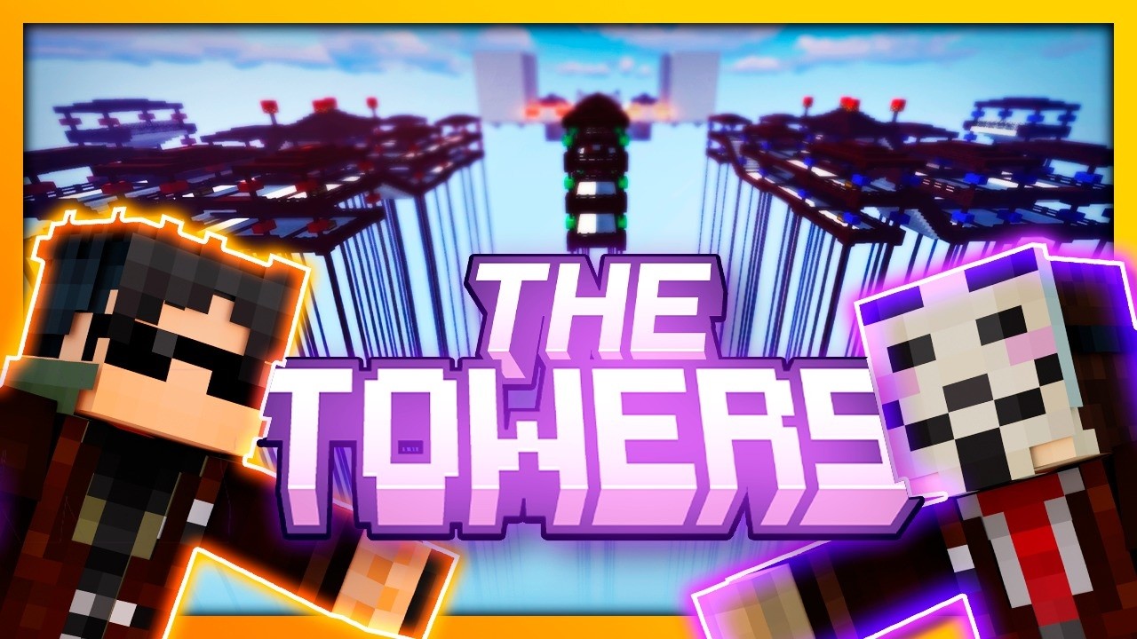 Descubre El MEJOR MAPA de PvP en Minecraft 🗼 The Towers 🗼 P1 | VS 24 ...