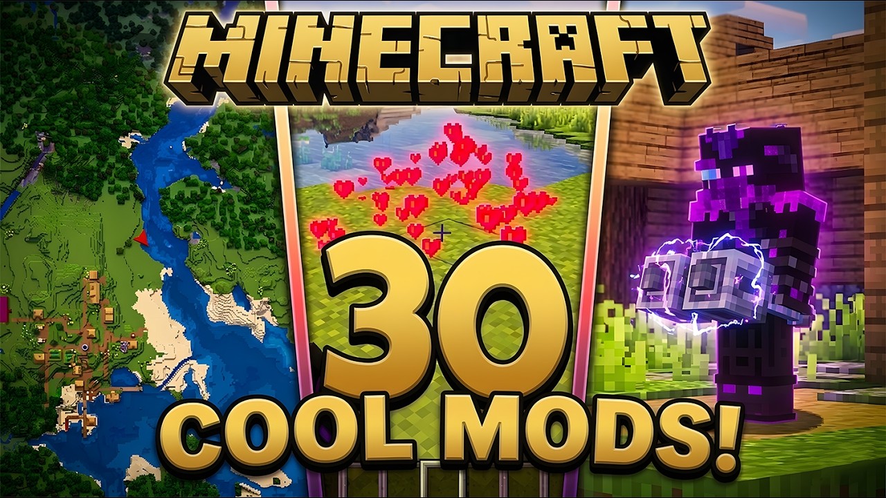 Minecraft Mod Friendly 30 client mods for your Minecraft - YouTube