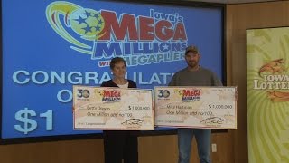 Burlington Woman, Winfield Man Each Claim $1 Million in Mega MIllions on Same Day