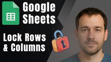 How to Lock Rows and Columns in Google Sheets (Freeze Panes Tutorial 2025)