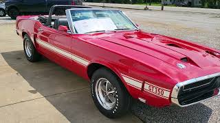 1969 Shelby GT350 Convertible Factory Four Speed Factory Air Conditioning!!!
