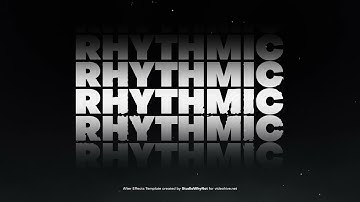 Kinetic Typography Opener - After Effects Template