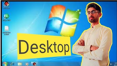 What is Desktop, Start Button, TaskBar, Notification Area? | Irfan Computer Lab
