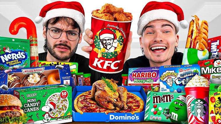 We Tried Every Christmas Food
