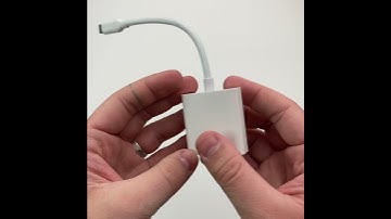 OneLounge USB Type-C to VGA Adapter White for Apple MacBook