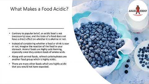 Do blueberries turn alkaline in the body?